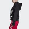 adidas Originals Sweatshirts Women's Black Hooded Moderate Regular EC1874