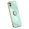 XINLI For Samsung Galaxy A04e 4G/F04 4G/M04 4G Case Kickstand Electroplated TPU Cover