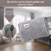 Electric Hot Water Bottle with Soft Microfiber Coating Rechargeable Water Bottle for Reducing Muscle Back and Menstrual Pain