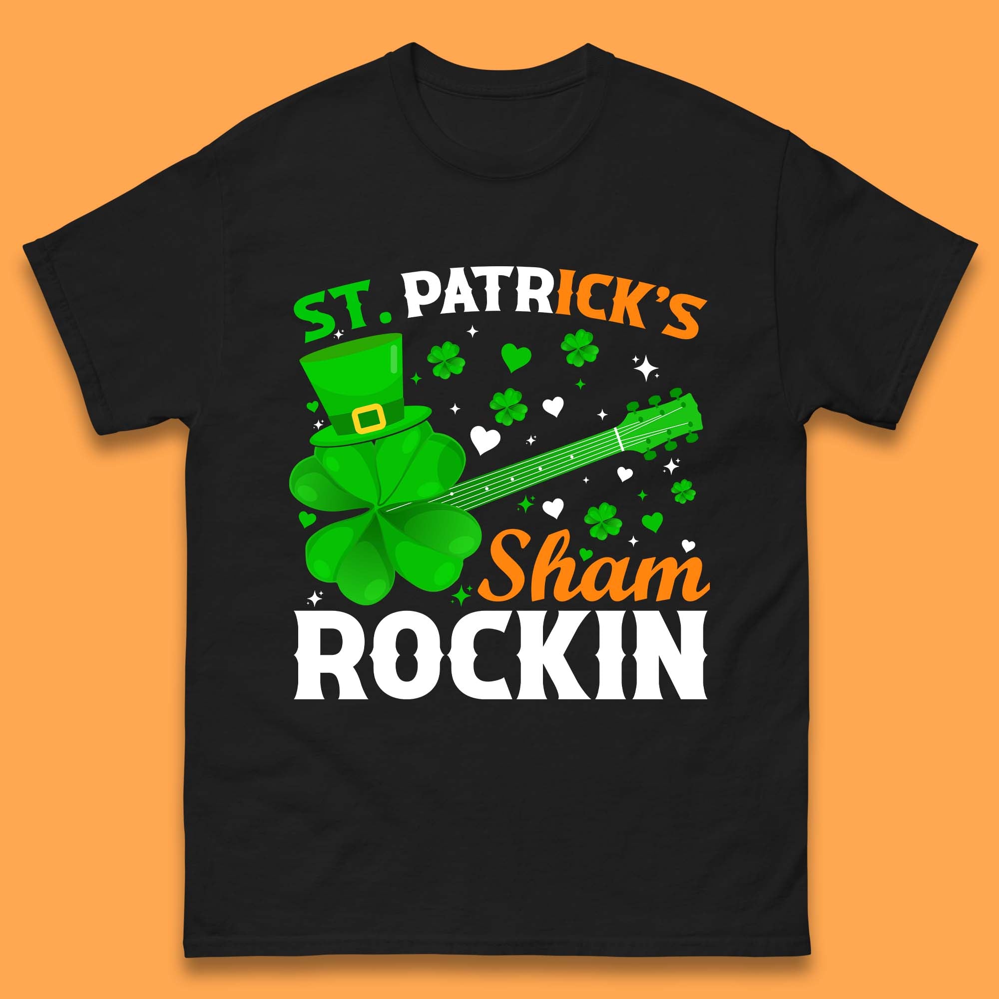 

St. Patrick s Sham Rockin Mens T-Shirt Womens Tops Tees M