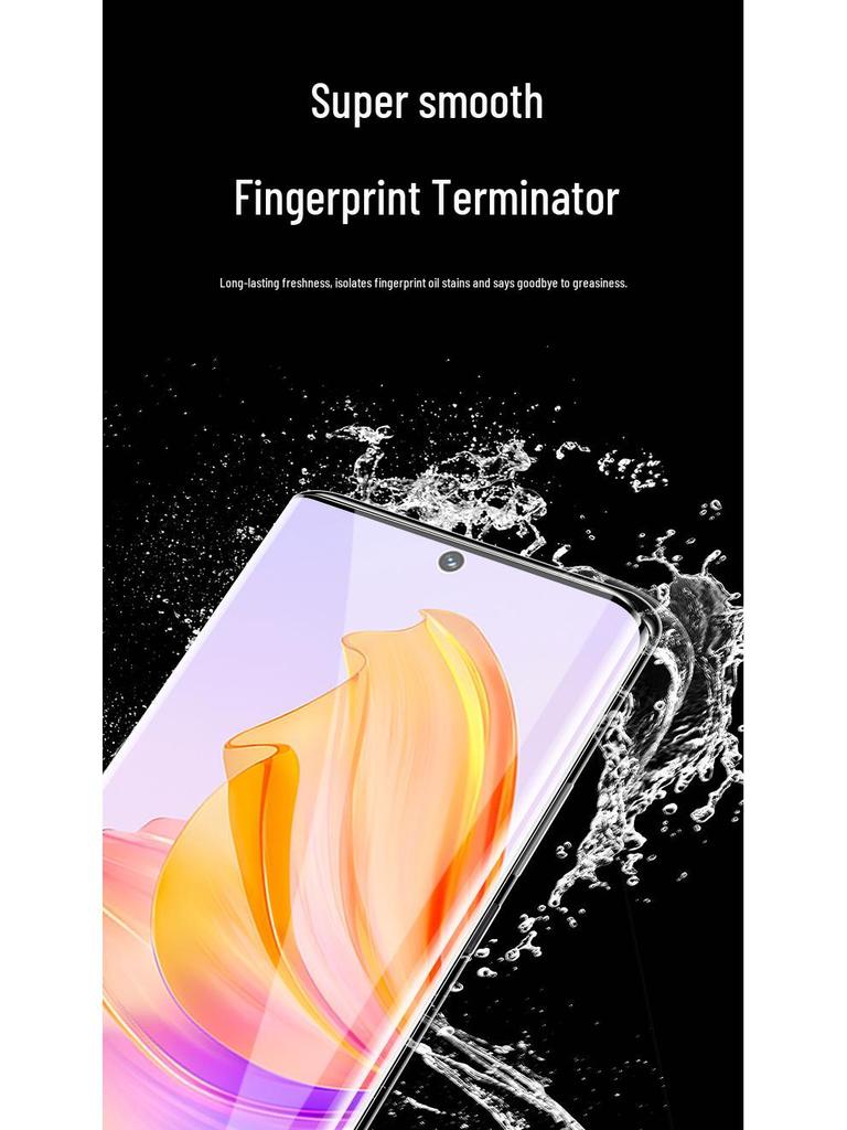 Honor 80/80 Pro Tempered Glass Screen Protector, Full Coverage, UV Glue, Anti-Fall Protection