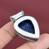 Lapis lazuli pendant vintage jewelry real gemstone pendant 925 sterling silver pendant handmade pendant lapis lazuli jewelry gifts for women