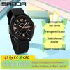 Sanda Unisex Thin Quartz Sports Watch: Silent, Waterproof, Dual Calendar, Luminous