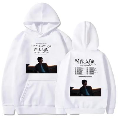 Ivan Cornejo Mirada Hoodies Long Sleeve Harajuku Fashion Sweatshirt with Pocket Casual Hooded Pullover Tour 2024 Printing Hoodie