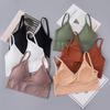 Women Japanese Seamless Thread Large U-back Sling Wrapped Chest Vest Breathable Sport Bra