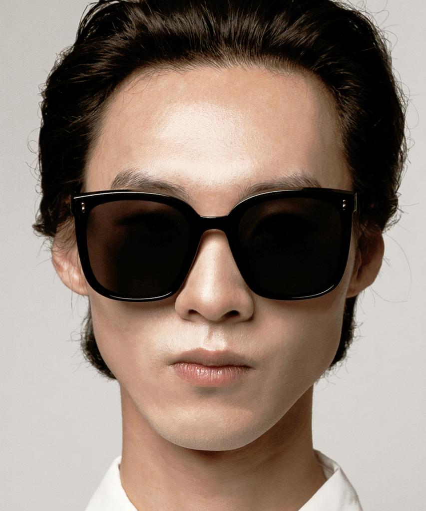 Hangeul Daily Oversized Sunglasses Black
