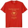 DRC Passport Congo T Shirt Congo Lovers T-Shirt 100% Cotton Casual Tee Shirts