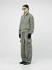 Chance'S Noi Fleece Two-Way Zip-Up - Khaki /M244Tp02Ka