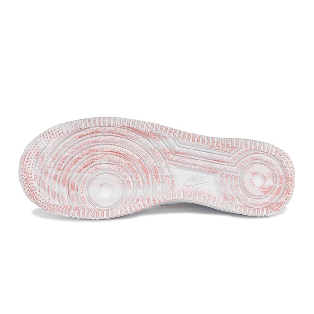 Nike Air Force 1 Slip Resistant Abrasion Resistant Low Top Skateboard Shoes Women's Pink White DD8959-100(Team598-)