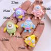 10Pcs New Cute Resin Cartoon Monster Series Flat Back Parts Embellishments For Hair Bows Accessorie