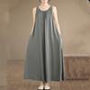 Sleeveless Plus Size Vintage New In Dresses for Women Casual Loose Long Summer Dress