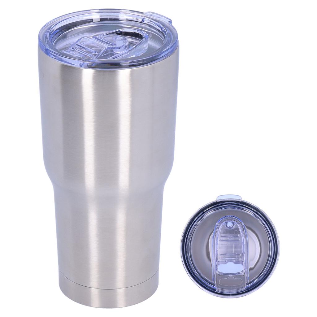2?Layer 30oz Vacuum Cup with Lid Reusable Stainless Steel Insulation Mug Bottle for Travel