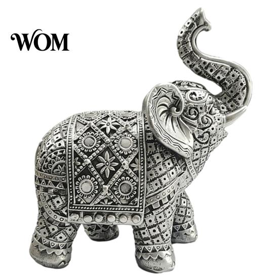 Feng Shui Ornaments Elephant Figurine, Luck Charm Sculpture, Versatile Indoor Outdoor Decor for Entryway Interior Ornament Car Tabletop Living