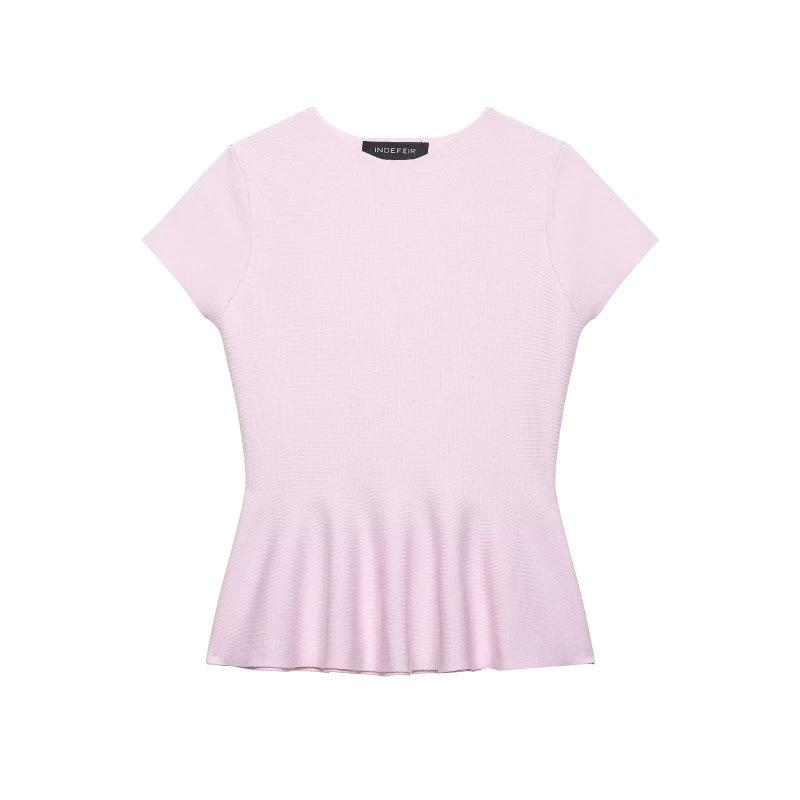 Spring 2026: European & American Style Cropped Knit Top Small