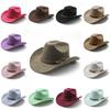 Knot Fedora Hat With Wool Blend Fabric For Winter Men Women Fashion
