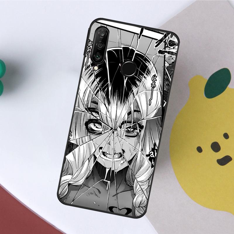 Horror Manga Style For Huawei Nova 5T 9 10 SE 7i 8i 11i 12i Y60 Y61 Y70 Y72 Y73 Y90 Y91 P20 P40 P30 Lite Case