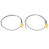 2Pcs Adapter Cable Omnidirectional Wire for M.2 WiFi Bluetooth External Antenna 30cm