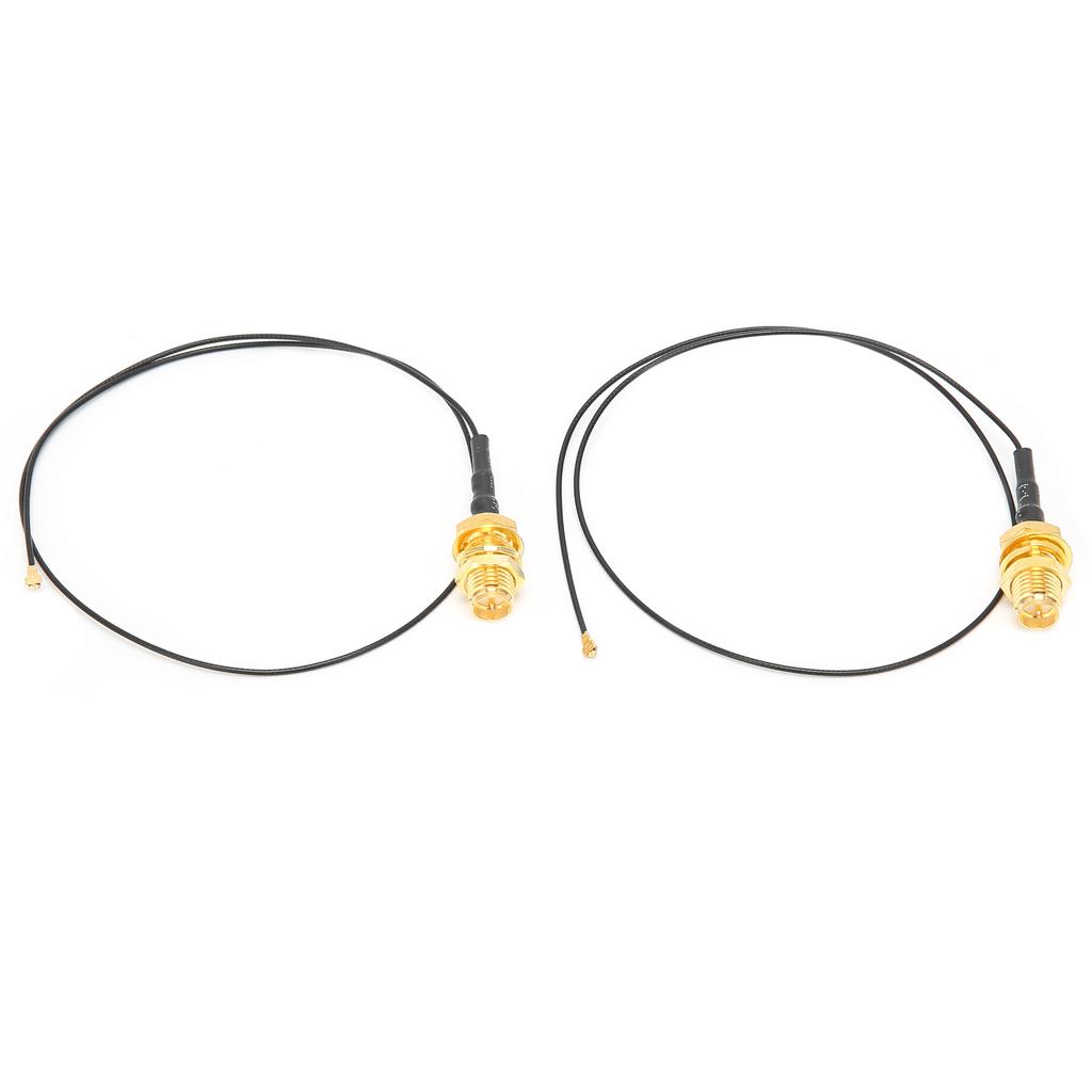 2Pcs Adapter Cable Omnidirectional Wire for M.2 WiFi Bluetooth External Antenna 30cm