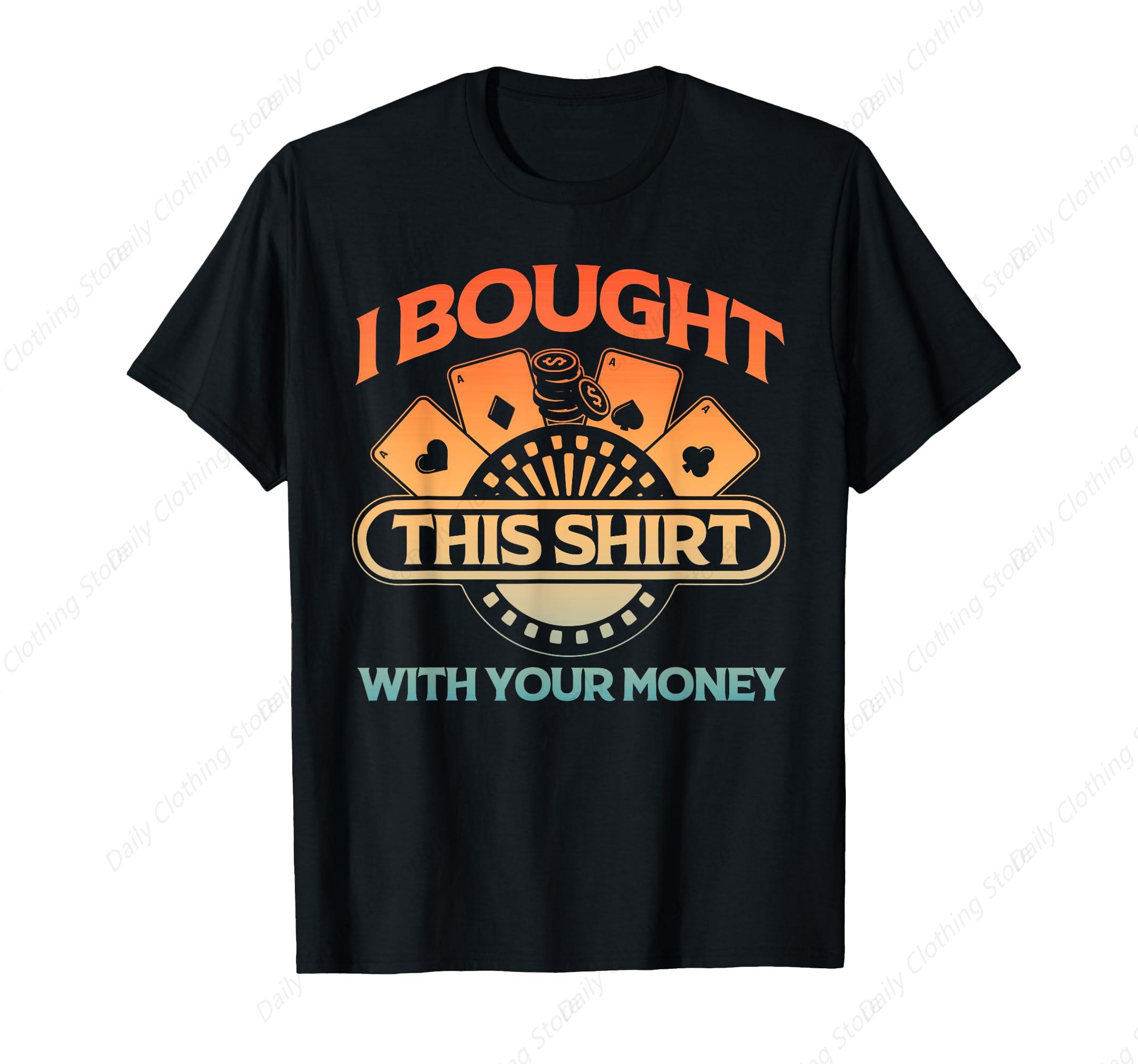 

Cool Poker Art For Unisex Women Casino Card Game Poker Player TShirt S