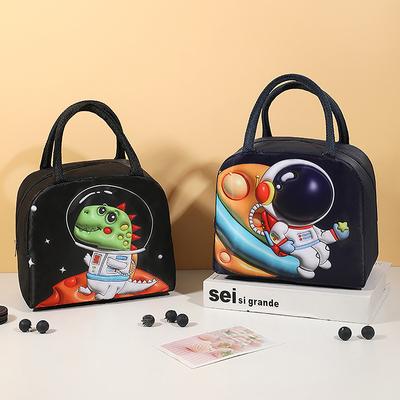 3D Karikatür Öğle Yemeği Çantası Yalıtımlı Termal Gıda Taşınabilir Öğle Yemeği Kutusu Fonksiyonel Gıda Piknik Öğle Yemeği Çantaları Kadınlar Çocuklar İçin