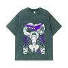 275 GSM Washed T-shirts 100% Cotton HXH V4 Chrollo Print Unisex Heavy Cotton T Shirt