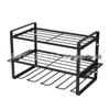Four-Tier Wall-Mounted Electric Drill Storage & Charging Rack