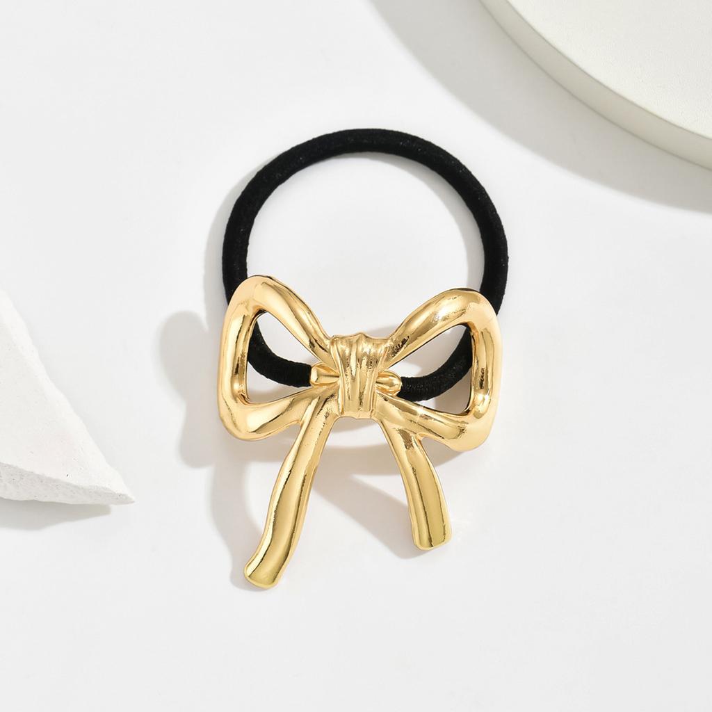 Vintage Chunky Hollow Double-layer Metal Hair Clips For Women Hairbands Elastic Scrunchies Hair Ropes Fashion Hair Accessories