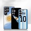 Phone Cover for Xiaomi Redmi Note 14 12 13 ProPlus A3 Pro Plus 12C 13C 14C 5G Case Argentina Flag 10 Football Casing