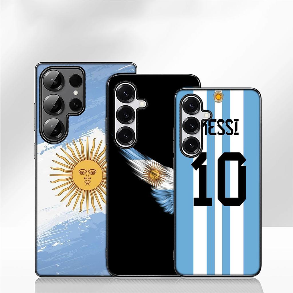 Phone Cover for Xiaomi Redmi Note 14 12 13 ProPlus A3 Pro Plus 12C 13C 14C 5G Case Argentina Flag 10 Football Casing
