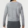 Under Armour Einfarbiges Fitness-Trainings-Pullover mit Rundhalsausschnitt Langarm-Sweatshirt Damen Sweatshirt Grau 1369461-011