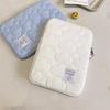 JYL Laptop bag,Korean Cloud Padded iPad Sleeve 11 Inch Tablet 14 15 Inch Laptop Cover