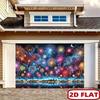 2D City Skyline Fireworks Backdrop for New Year & Holiday Photoshoot