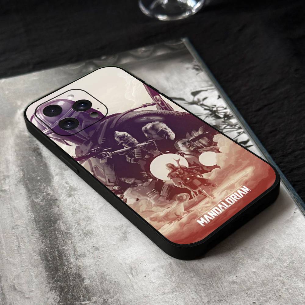 

Disney The Mandalorian Phone Case Silicone Soft For IPhone 17 Air 16 15 14 13 12 11 Plus Pro Max Plus IPHONE 13MINI