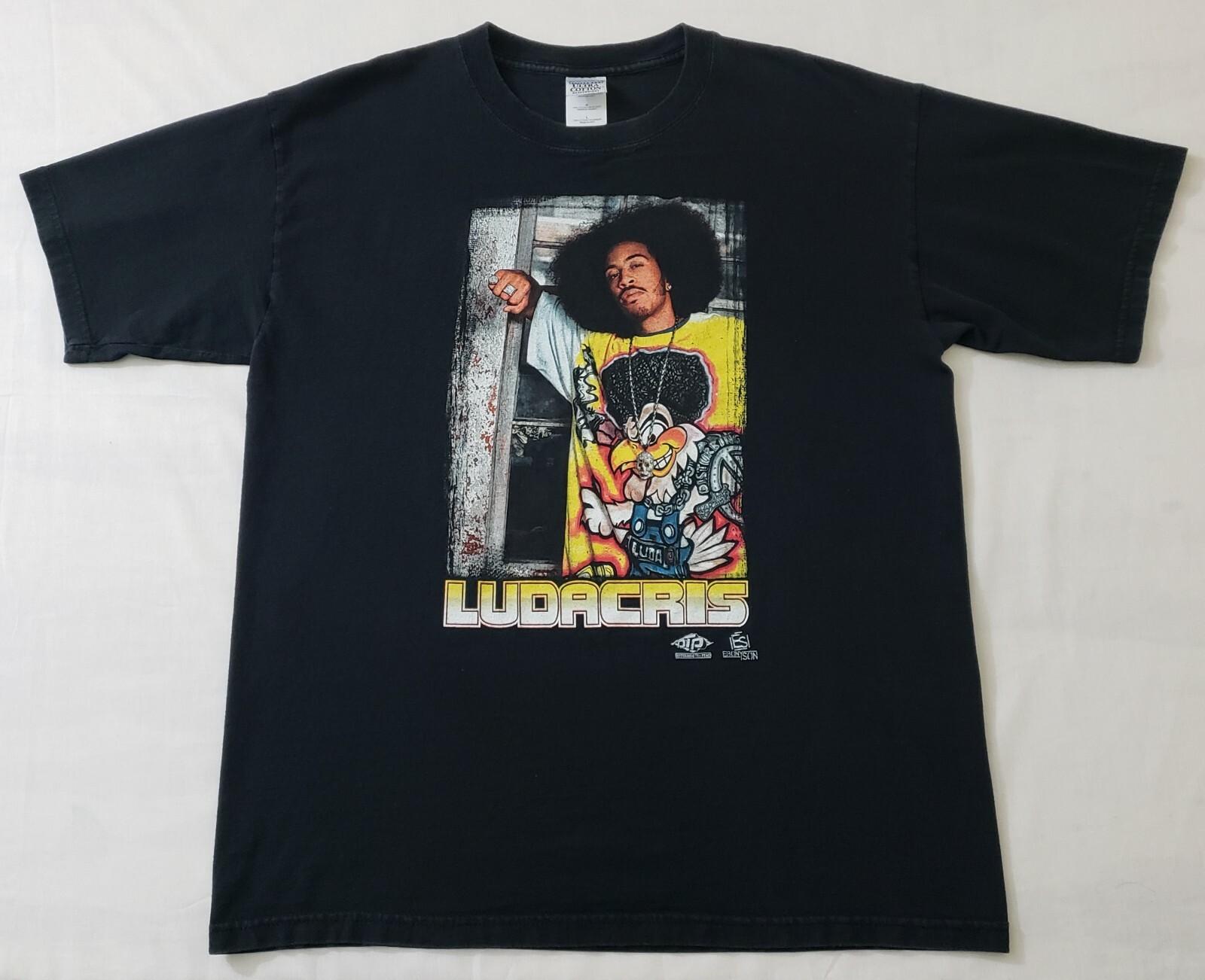 Vintage 2000s Ludacris Promo T-Shirt Sz Large Rap Tee Hip Hop Concert Tour DTP XL