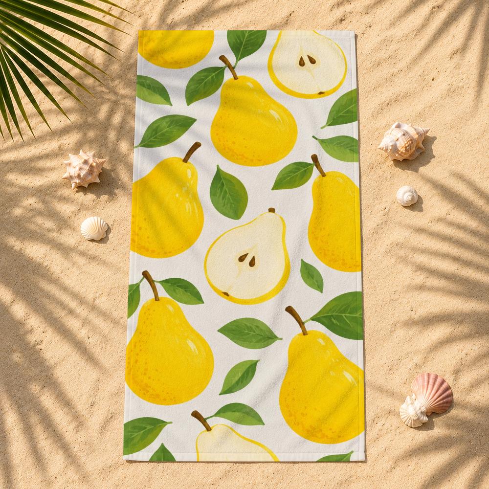Summer Fruits Towel Five-Star Hotel Quality Eco-Friendly Ultra Soft Thick Towels & Beach Towels Gym Shower