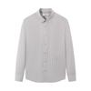 Qipai Men's Seamless Striped Business Casual Long-Sleeve Shirt