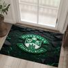 Hibernian FC Design Crystal Velvet Carpet Cozy Non?Slip Printed Rug For Bedroom Living Room Entrance