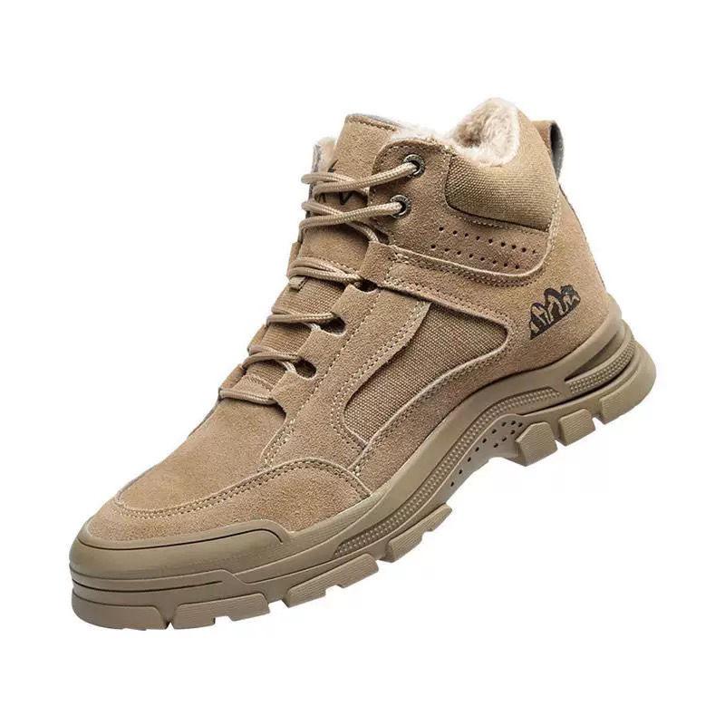 

Men s Safety Shoes Security Boots Men Women Boots Anti-smash Anti-puncture Working Shoes Protection Climbing Work Shoes36-46 46 хаки