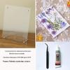 Nordic Simple Acrylic Photo Frame - 6-7 Inch DIY Dried Flower Pressed Specimen