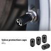 Car Metal Tire Valve Caps Knurled Core Cap Accessories Tire Dust Cap For Infiniti Q50 FX35 Q30 G37 Q70 QX70 G35 Q60 QX50 QX60 tcz1