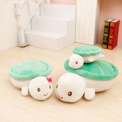 Couple Turtle Throw Pillow Doll Plush Toy Creative Cartoon Doll Rag Doll Cute Cushion Female Birthday Gift