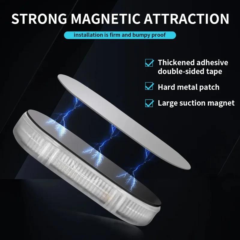 Mini Touch Light for Car USB Rechargeable Led Light Magnetic Reading Lamp Gentle Illumination for Car Floor Trunk Hood