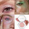 Chameleon Hexagonal Five-color Eyeshadow Diamond High Gloss Powder Natural Pearlescent Brightening Shimming Glitter for Face Eye Makeup Cosmetics