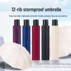 Extra-Large Three-Fold Umbrella for Men & Women - 12-Bone, Dual-Use for Sun & Rain, Fits Up To Three People