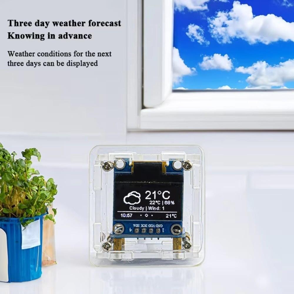 Time Temperature Humidity Digital Clock Kits DIY Clock Soldering Kit Learning Education