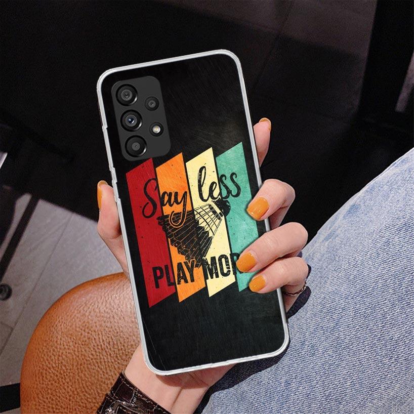 Badminton Sport Phone Case For Samsung Galaxy A17 A16 A15 A14 A13 A57 A56 A55 A54 A53 A37 A36 A35 A34 A33 A26 A25 A24 A23 Galaxy
