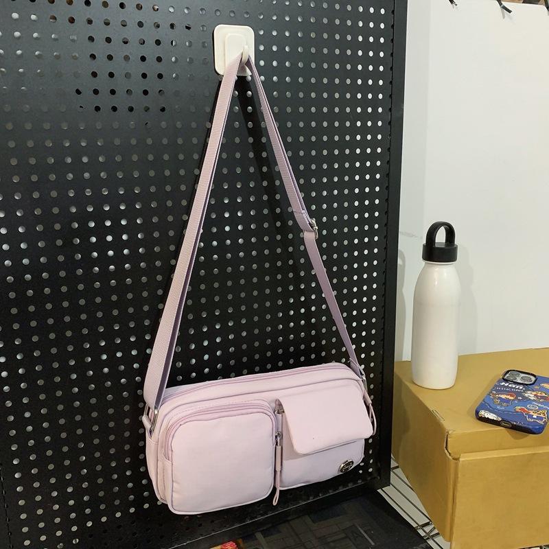 Lulu casualowa przenośna prosta nylonowa torba wysoki zmysł wszechstronna moda torba na telefon komórkowy nowa damska listonoszka