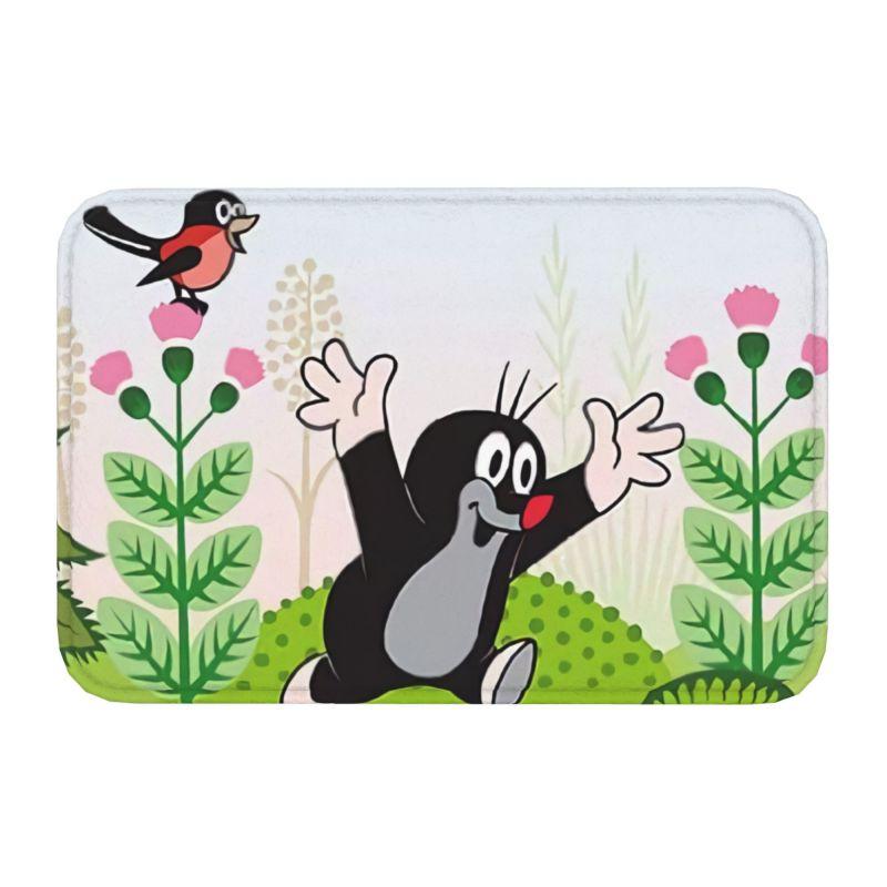 Kawaii Mol Krtek Voordeurmat Antislip Buiten Absorbente Leuke Kleine Maulwurf Deurmat Keuken Balkon Entree Kleed Tapijt 40cmx60cm