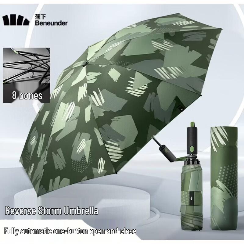 

Beneunder Automatic 3-Fold Windproof Umbrella
