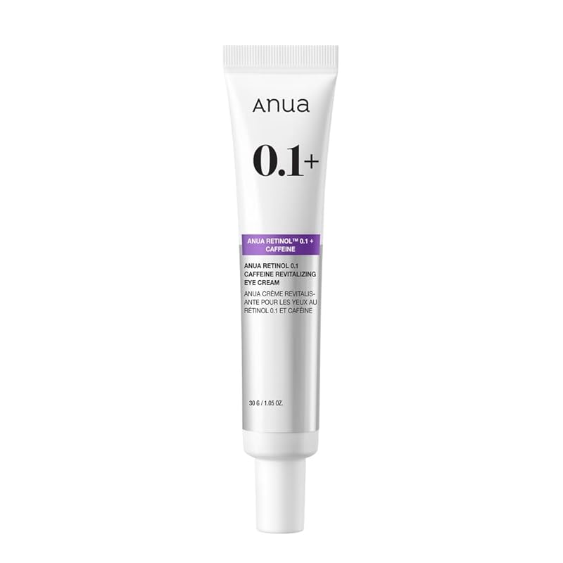 ANUA Retinol 0.1% Caffeine Eye Cream 30g, Moisturizing, Collagen-rich, Retinol Eye Cream, Skincare [Official - Authentic]